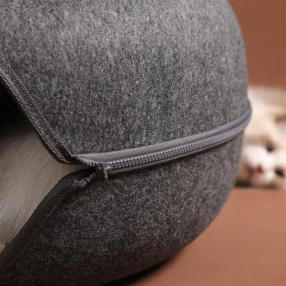 2-in-1 Donut Cat Tunnel Bed and Hideaway