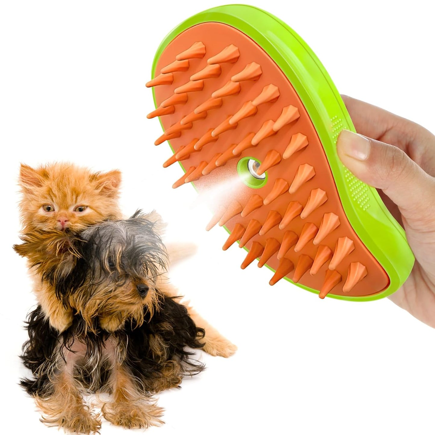 3-in-1 Electric Cat & Dog Steam Brush